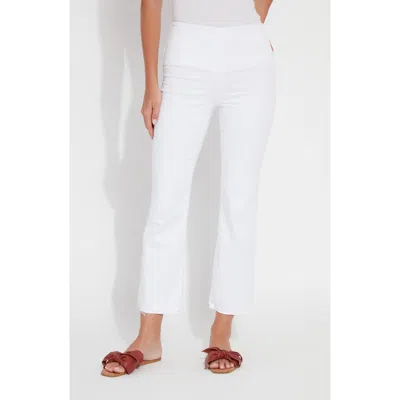 Lyssé Lysse Ankle Baby Boot Premium Denim Jeans In White