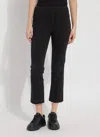 Lyssé Ankle Baby Bootcut Denim In Midtown Black In Multi