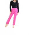 Lyssé Ankle Baby Bootcut Pants In Pink Crush In Multi