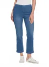 Lyssé Ankle Baby Denim Bootcut Jean In Authentic Mid Wash In Blue