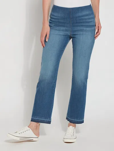 Lyssé Ankle Baby Denim Jean In Authentic Mid Wash