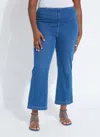 Lyssé Ankle Denim Baby Bootcut (curvy, 27" Inseam) In Blue