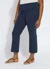 Lyssé Ankle Denim Baby Bootcut (curvy, 27" Inseam) In Blue