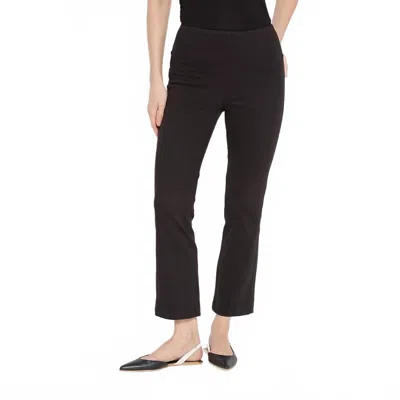 Lyssé Ankle Denim Baby Bootcut Jeans In Black