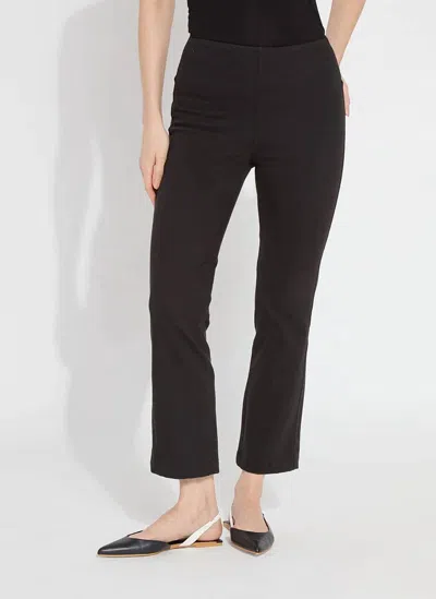 Lyssé Ankle Denim Baby Bootcut Pant In Black