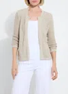 Lyssé Ariana Cardigan In Oat