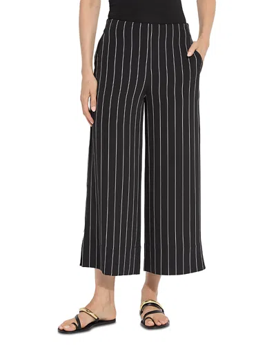 Lyssé Ava Cropped Palazzo Pants In Black