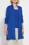Lyssé Avril Knit Duster In Cobalt Pop