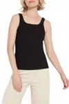 Lyssé Avril Sculpting Knit Tank Top In Black In Black