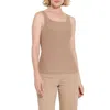 Lyssé Avril Sculpting Knit Tank Top In Tanned In Brown