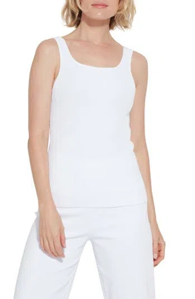 Lyssé Lysse Avril Sculpting Knit Tank In White