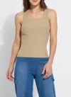 Lyssé Avril Tank Top In Tanned In Brown