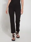 Lyssé Cropped Amanda Bootcut Pants In Black In Black
