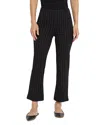 Lyssé D Womens Lightweight Ponte Cropped Flared Pants In Soft Sooth