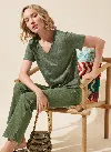 Lyssé Baby Bootcut Denim (27" Inseam) In Green