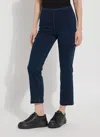 Lyssé High Rise Ankle Baby Bootcut Jeans In Mid Wash In Multi