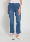 Lyssé Baby Bootcut Denim (27" Inseam) In Blue