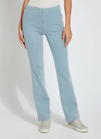 Lyssé Baby Bootcut Denim (32" Inseam) In Blue