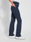 Lyssé Baby Bootcut Denim (32" Inseam) In Purple