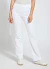 Lyssé Baby Bootcut Denim (32" Inseam) In White