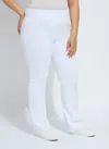 Lyssé Baby Bootcut Denim (plus Size, 32" Inseam) In White