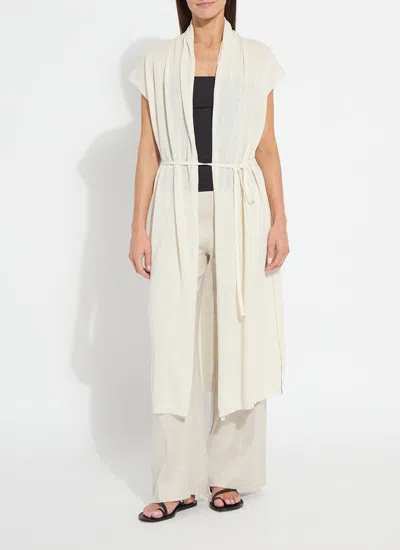 Lyssé Beatriz Summer Linen Duster In Neutral