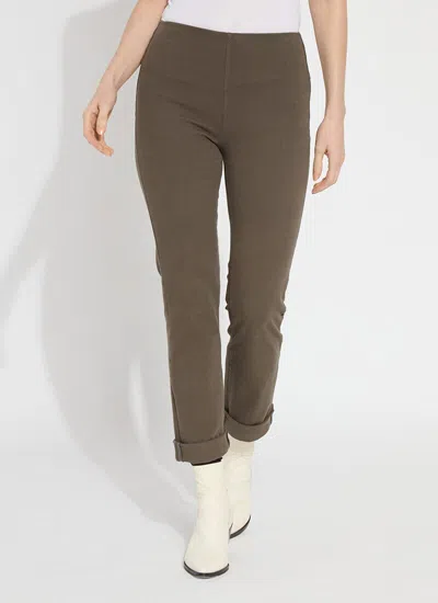 Lyssé Boyfriend Denim Pants In Olive In Green