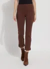 Lyssé Boyfriend Denim Curvy In Brown