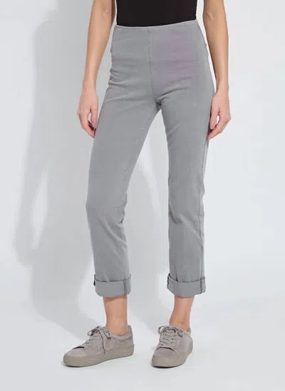 LYSSÉ BOYFRIEND DENIM JEANS IN ANTIQUE WASH DARK GREY