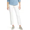 Lyssé Boyfriend High Rise Denim Leggings In White
