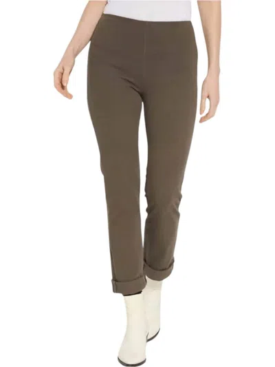 Lyssé Boyfriend Denim Pants In Olive In Green