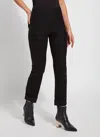 Lyssé High Waist Denim Leggings In Black