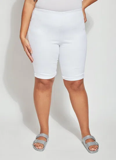 Lyssé Boyfriend Short Curvy In White