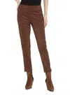 Lyssé Brie Suede Ankle Trouser In Warm Brown In Brown