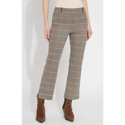 LYSSÉ LYSSE BRUSHED PONTE JACQUARD ANKLE BABY BOOTCUT