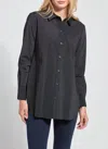 Lyssé Jodi Slim Button Down Shirt In Black