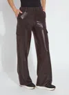 Lyssé Callie Patent Foil Vegan Suede Pant Curvy (32" Inseam)