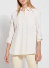 Lyssé Camper Sporty Button Down In Pink