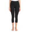 Lyssé Capri Bottom Pants In Black In Black