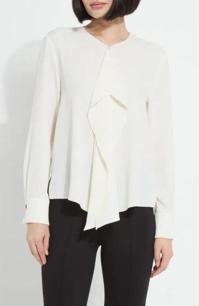 Lyssé Lysse Celeste Flounced Blouse In Neutral