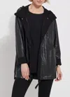 LYSSÉ CELINE VEGAN LEATHER JACKET