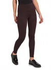 Lyssé Center Seam Ponte Leggings In Double Espresso In Brown