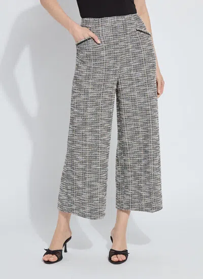 Lyssé Charlotte Ankle St Tweed Palazzo In Multi