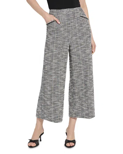 LYSSÉ CHARLOTTE ANKLE STRETCH TWEED PALAZZO PANTS