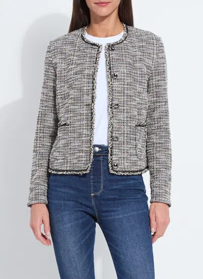 LYSSÉ CHARLOTTE COLLARLESS ST TWEED JACKET