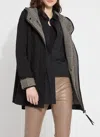 Lyssé Ciana Quilted Parka In Black