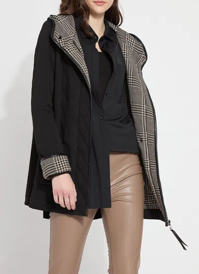 Lyssé Ciana Quilted Parka In Black