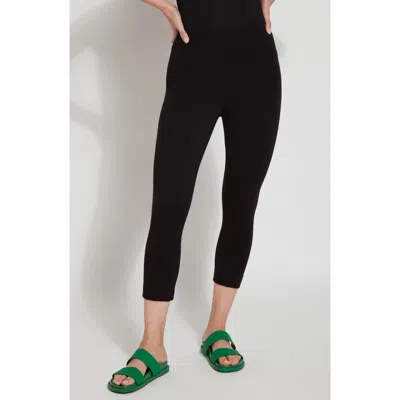 Lyssé Clair Seamed Capri In Black