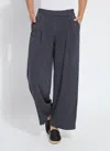 Lyssé Clarette Stripe Pleated Wide Leg Pants