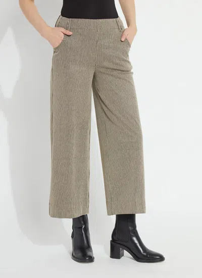 Lyssé Clarke Wide Leg Denim In Everwood Sheen Line